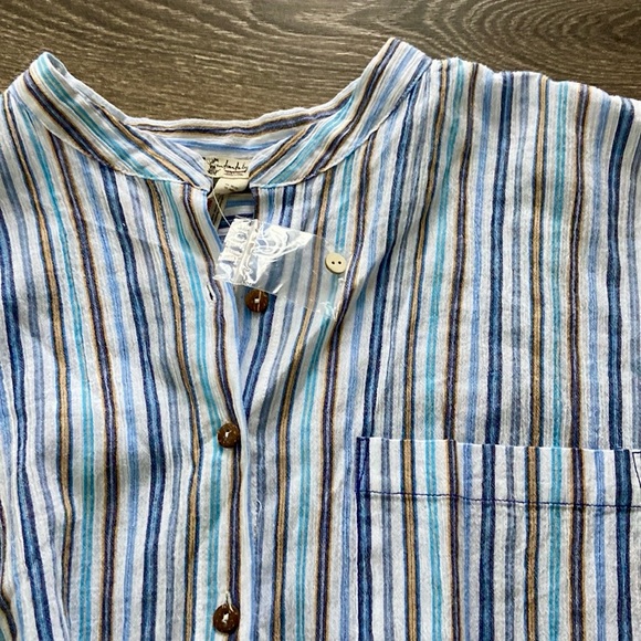 NWT Free People Sunday Morning Short Sleeve Sleep Shirt - Picture 9 of 16